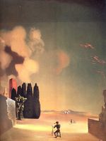 Пейзаж с загадочными деталями 1934 Пейзаж с загадочными деталями 1934